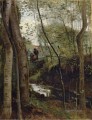 Arroyo en el bosque también conocido como Un ruisseau sous bois plein air Romanticismo Jean Baptiste Camille Corot